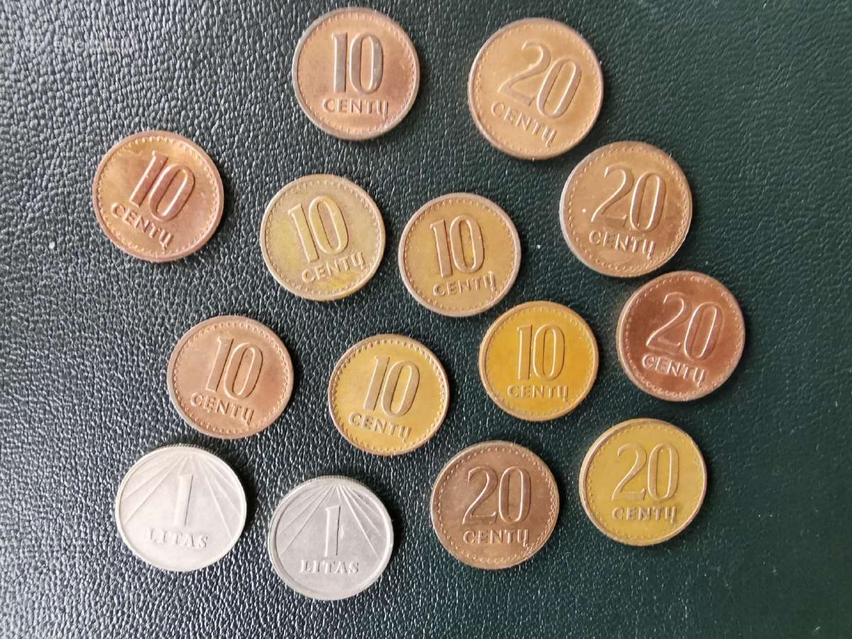 Lietuva 1991m 10cnt, 20cnt. 1litas - nuotraukos Nr. 2