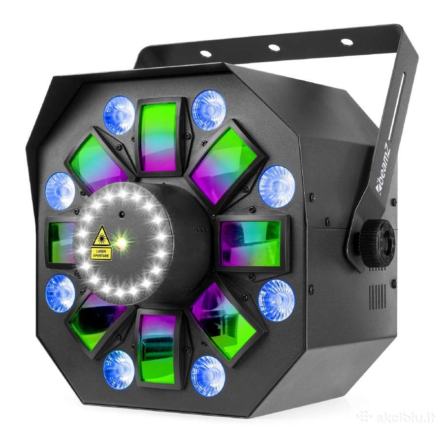 Beamz Multibox LED Effect with Laser and Strobe - nuotraukos Nr. 2