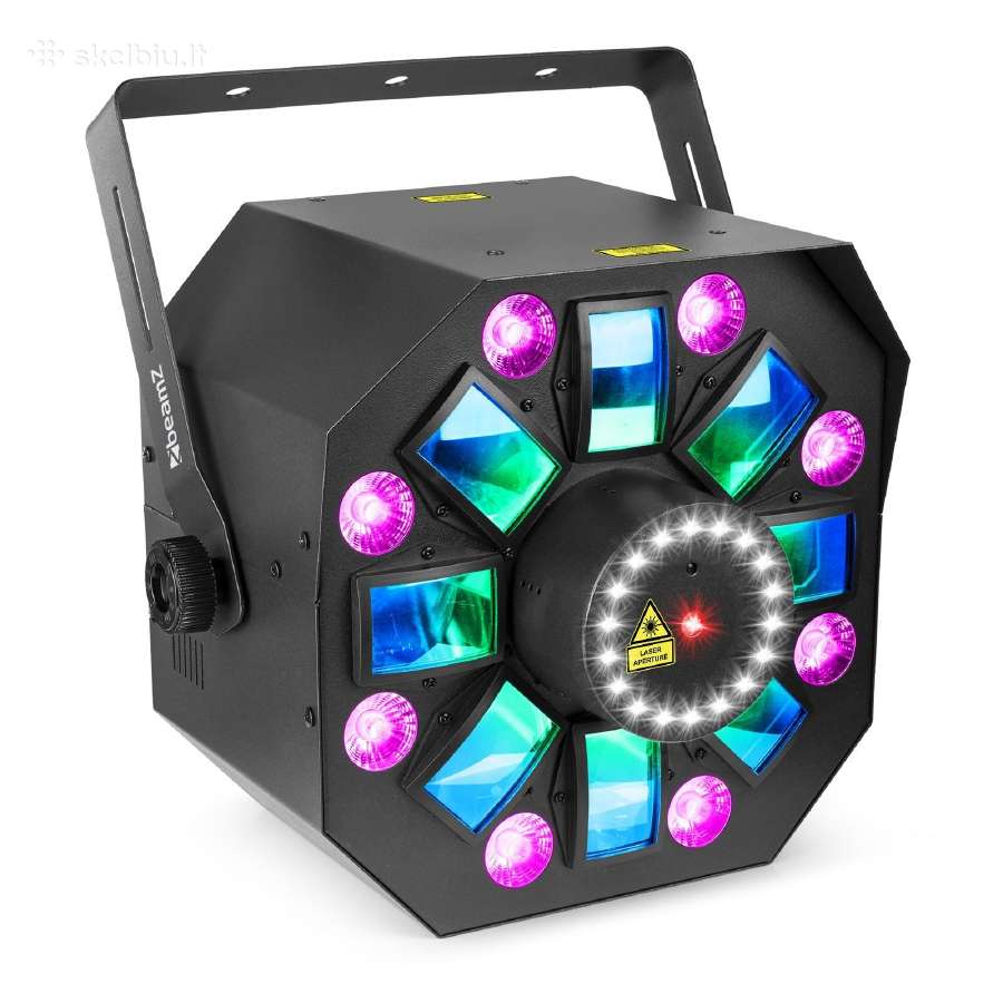 Beamz Multibox LED Effect with Laser and Strobe - nuotraukos Nr. 3