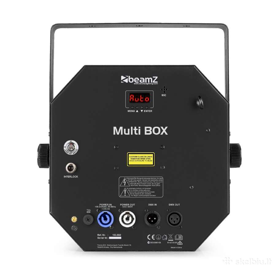 Beamz Multibox LED Effect with Laser and Strobe - nuotraukos Nr. 4