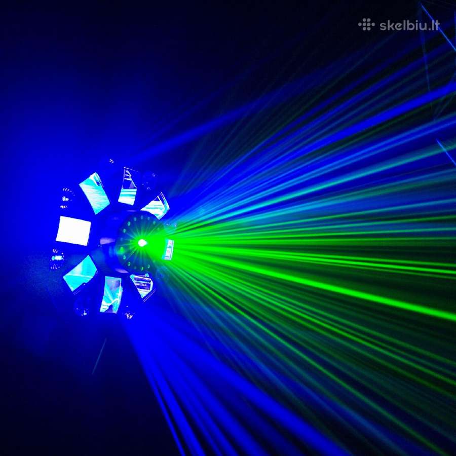 Beamz Multibox LED Effect with Laser and Strobe - nuotraukos Nr. 8