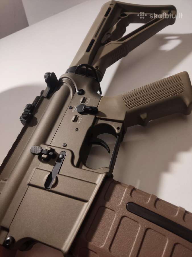 Pilnai metalinis Airsoft automatas m4 - nuotraukos Nr. 8