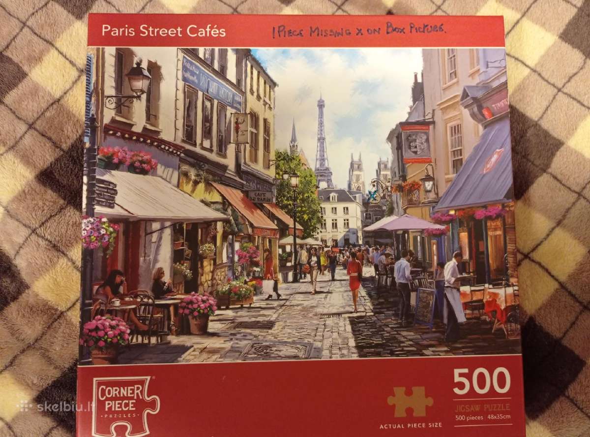 Puzzle 500 "Paris Street Cafes"