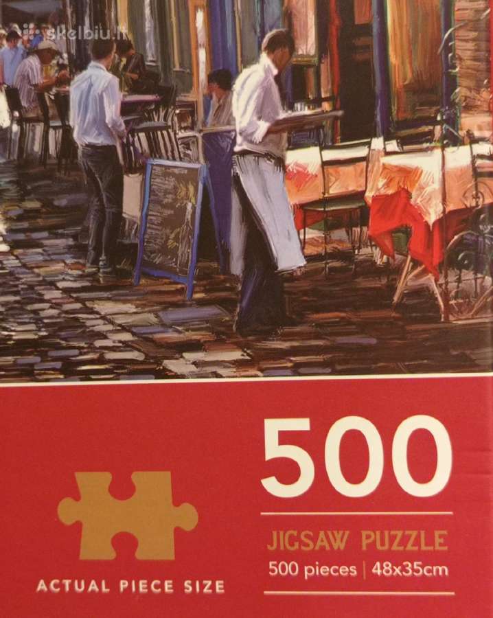 Puzzle 500 "Paris Street Cafes" - nuotraukos Nr. 4