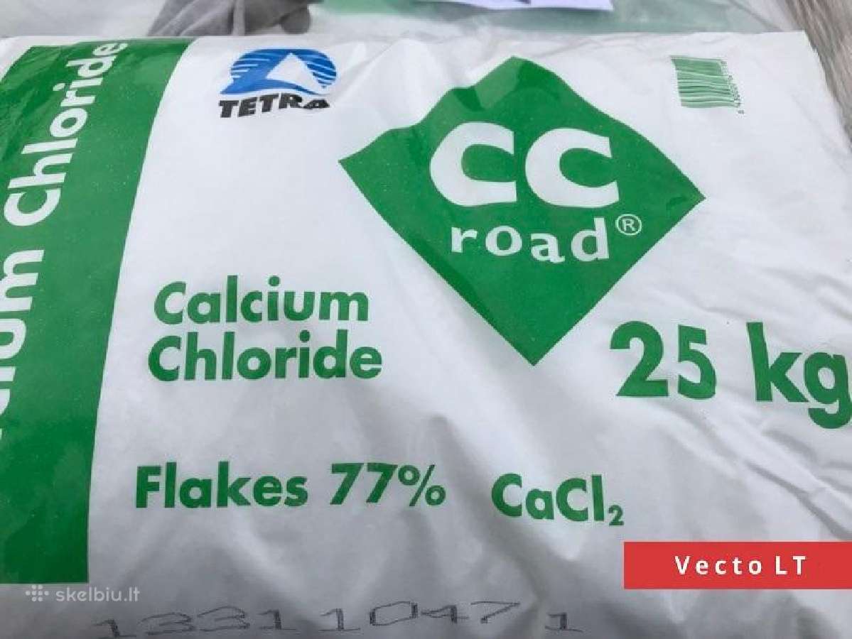 Druska nuo dulkių. Kalcio chloridas. Mgcl2
