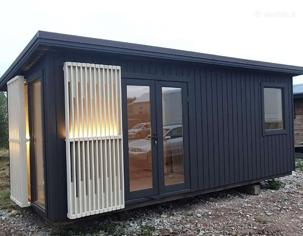 Gaminame įvairių dydžių karkasines pirtis, 4x2,4m - nuotraukos Nr. 9