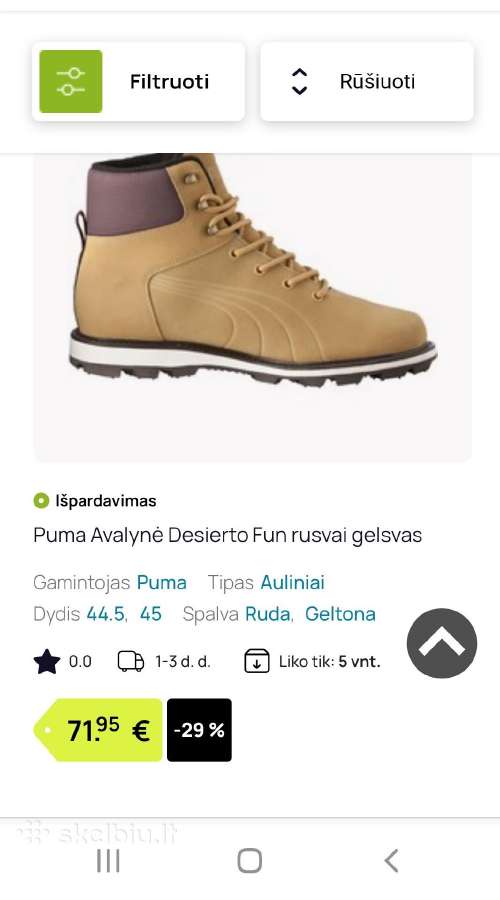 Pigiau Nerasit.batai Puma firmos - nuotraukos Nr. 10