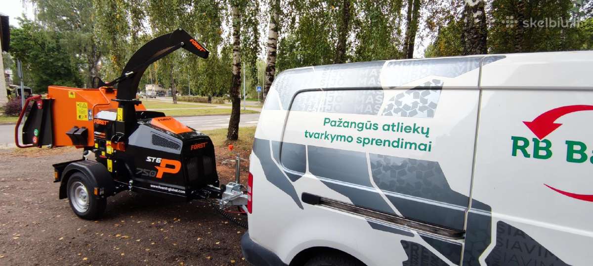 Šakų ir medienos smulkintuvo nuoma - nuotraukos Nr. 7