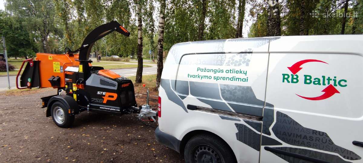 Šakų ir medienos smulkintuvo nuoma - nuotraukos Nr. 8