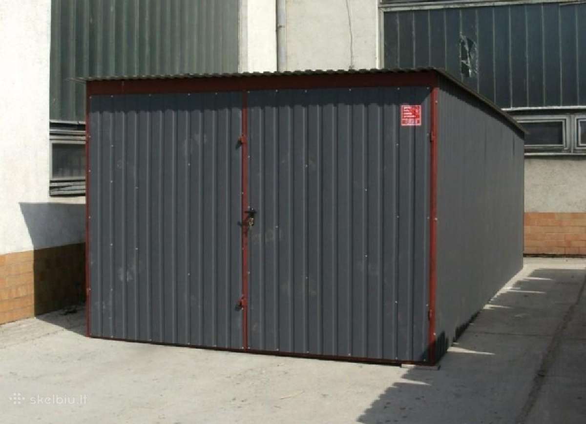 Garažas 15m2 - 750€ su pristatymu ir surinkimu - nuotraukos Nr. 3