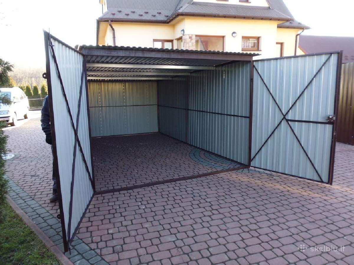 Garažas 15m2 - 750€ su pristatymu ir surinkimu - nuotraukos Nr. 4