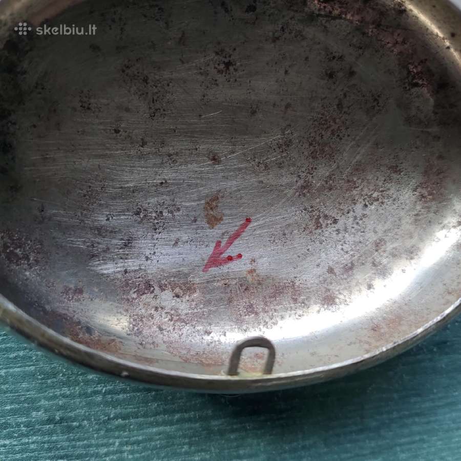 1940m. vokiška kišeninė dėžutė tabakui. - nuotraukos Nr. 5