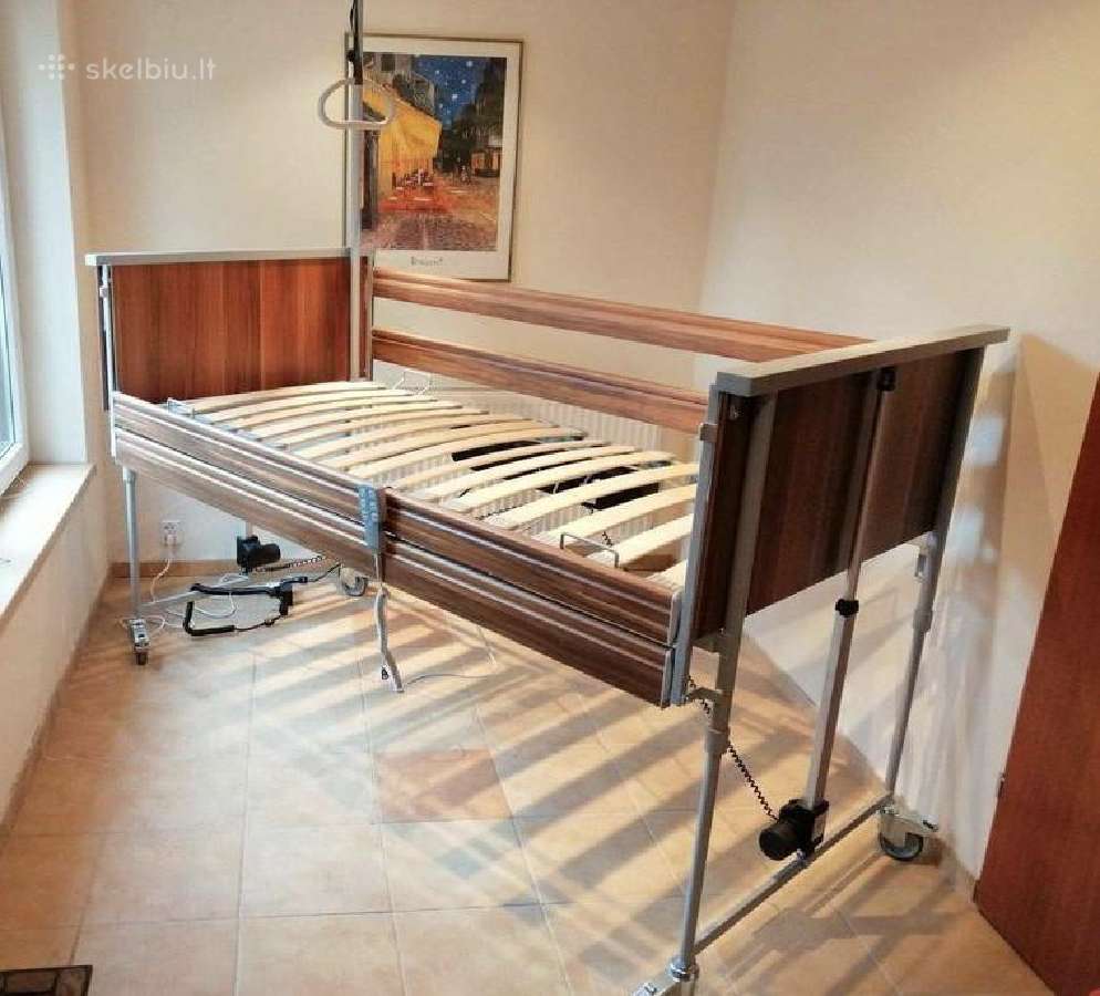 Funkcinė elektrinė slaugos lova / su garantija - nuotraukos Nr. 3
