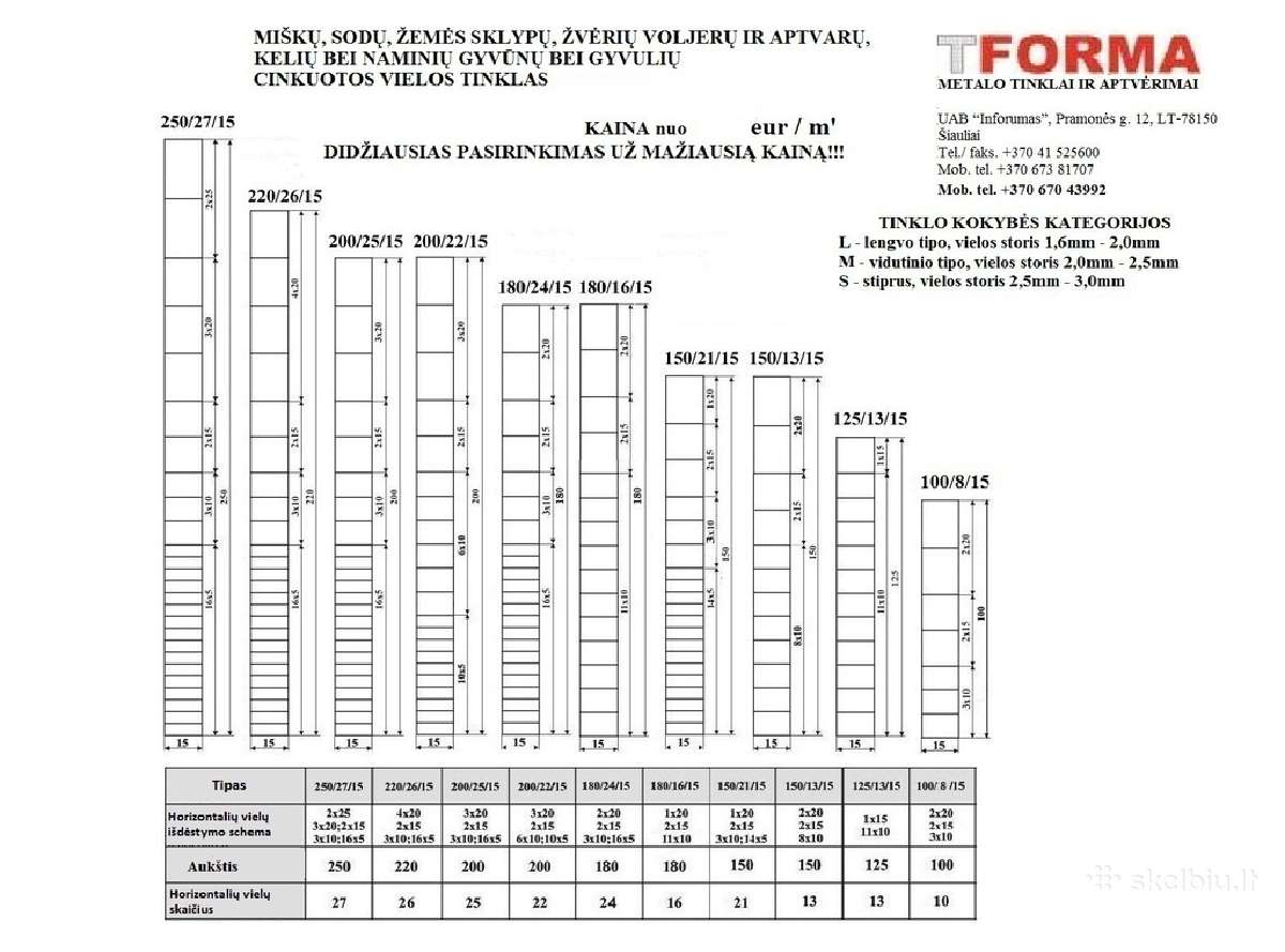 Akcija - Tinklas 100815l - Tik 36 eur už 50m - nuotraukos Nr. 12