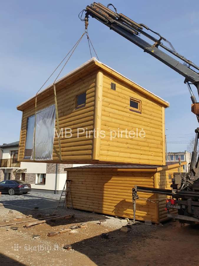 Pirtys kubilai medinis sandėliukas sodo nameliai - nuotraukos Nr. 6