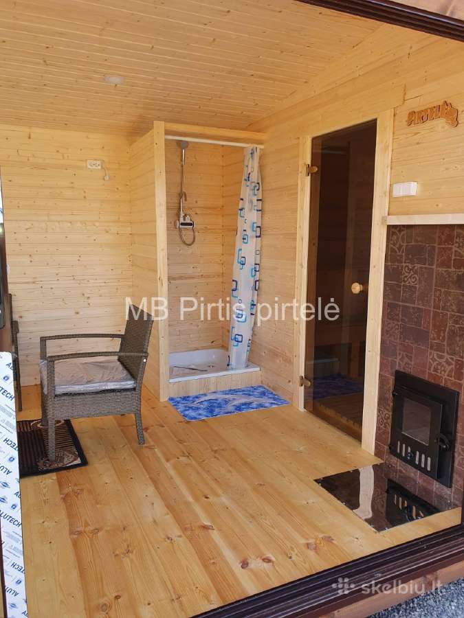 Pirtys kubilai medinis sandėliukas sodo nameliai - nuotraukos Nr. 19