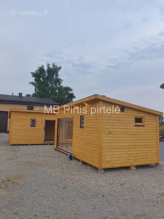 Pirtys kubilai medinis sandėliukas sodo nameliai - nuotraukos Nr. 20