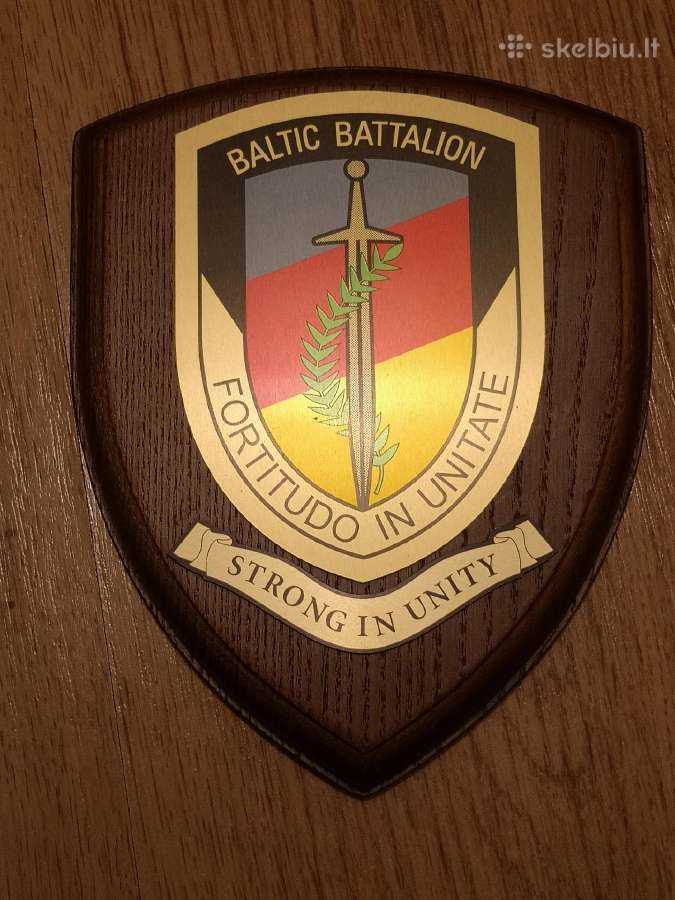 Baltic battalion plaketė.