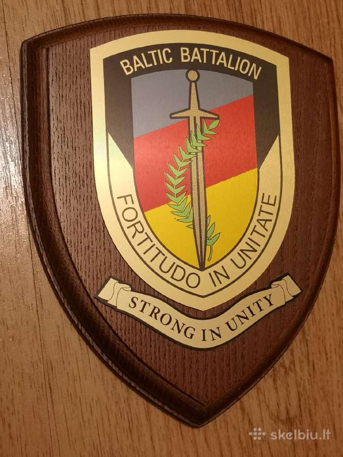 Baltic battalion plaketė. - nuotraukos Nr. 2