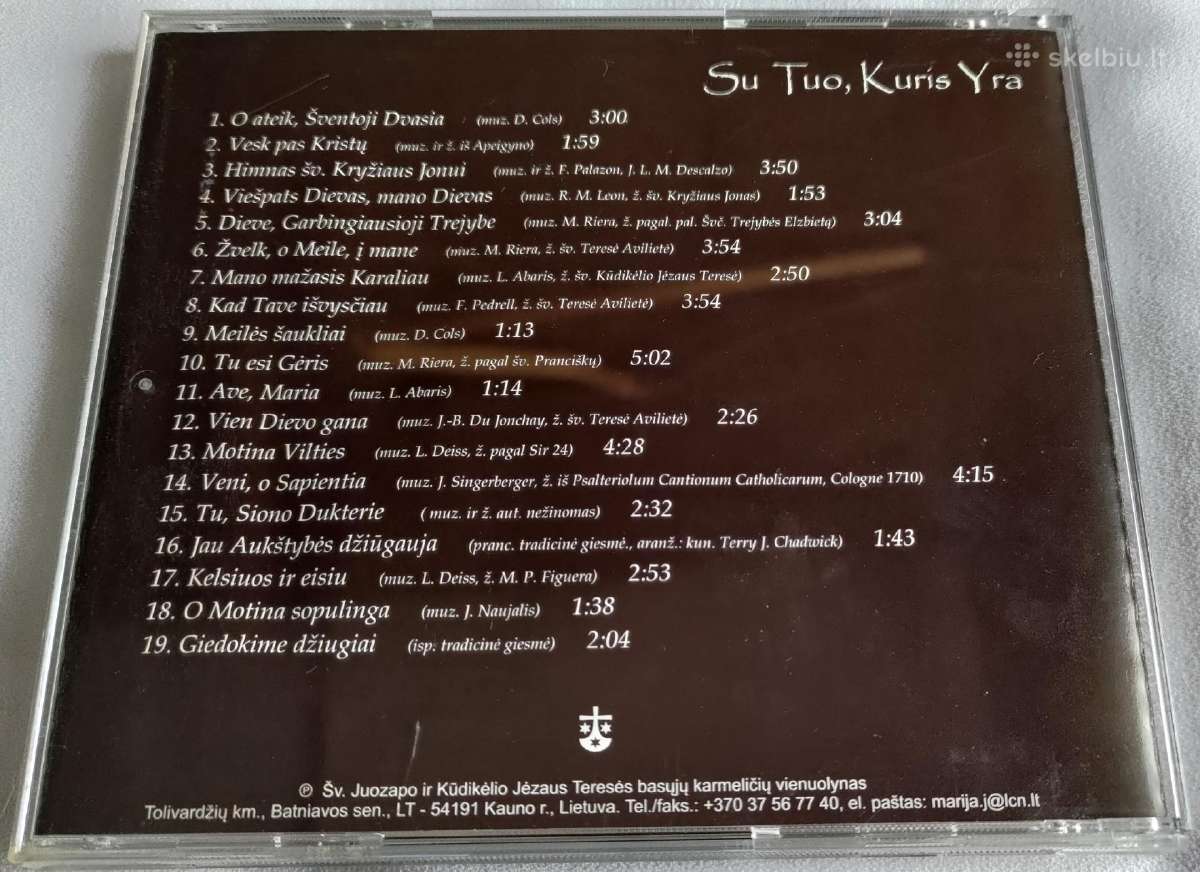 Basos karmelitės su tuom kuris yra CD - nuotraukos Nr. 6