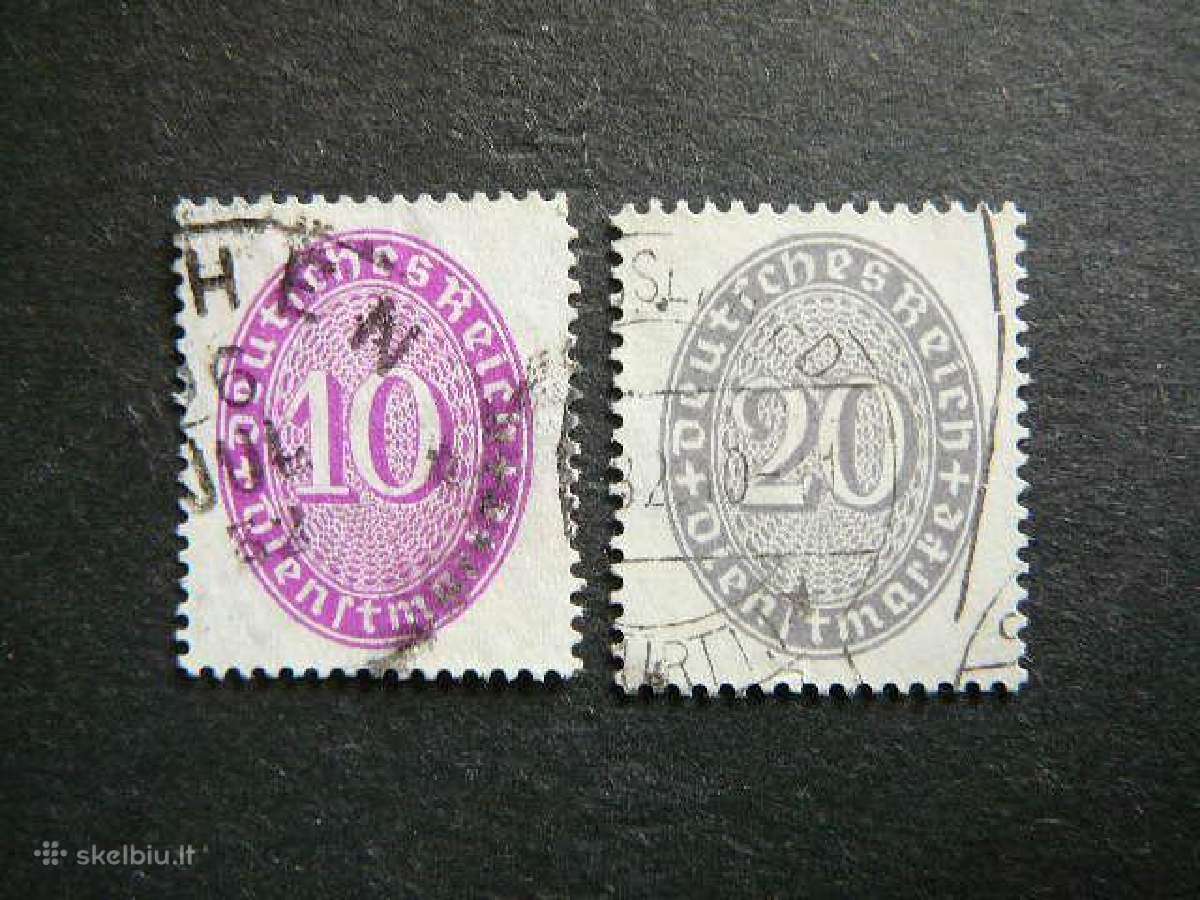 Dienstmarken Vokietija 1930 vdm125/6a