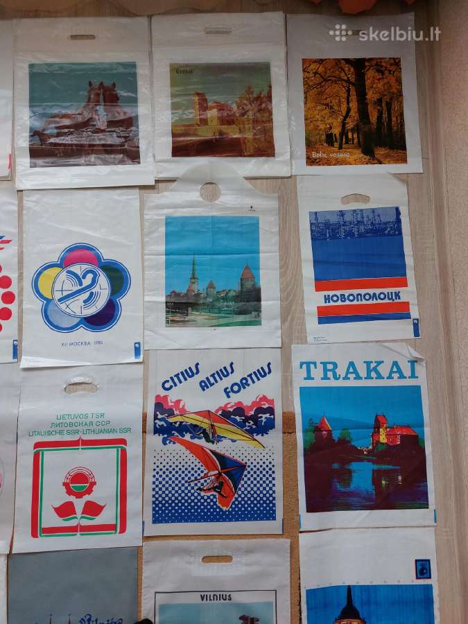 Tarybinių laikų plastikiniai maišeliai - nuotraukos Nr. 7
