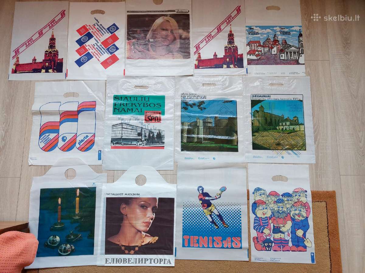 Tarybinių laikų plastikiniai maišeliai - nuotraukos Nr. 4