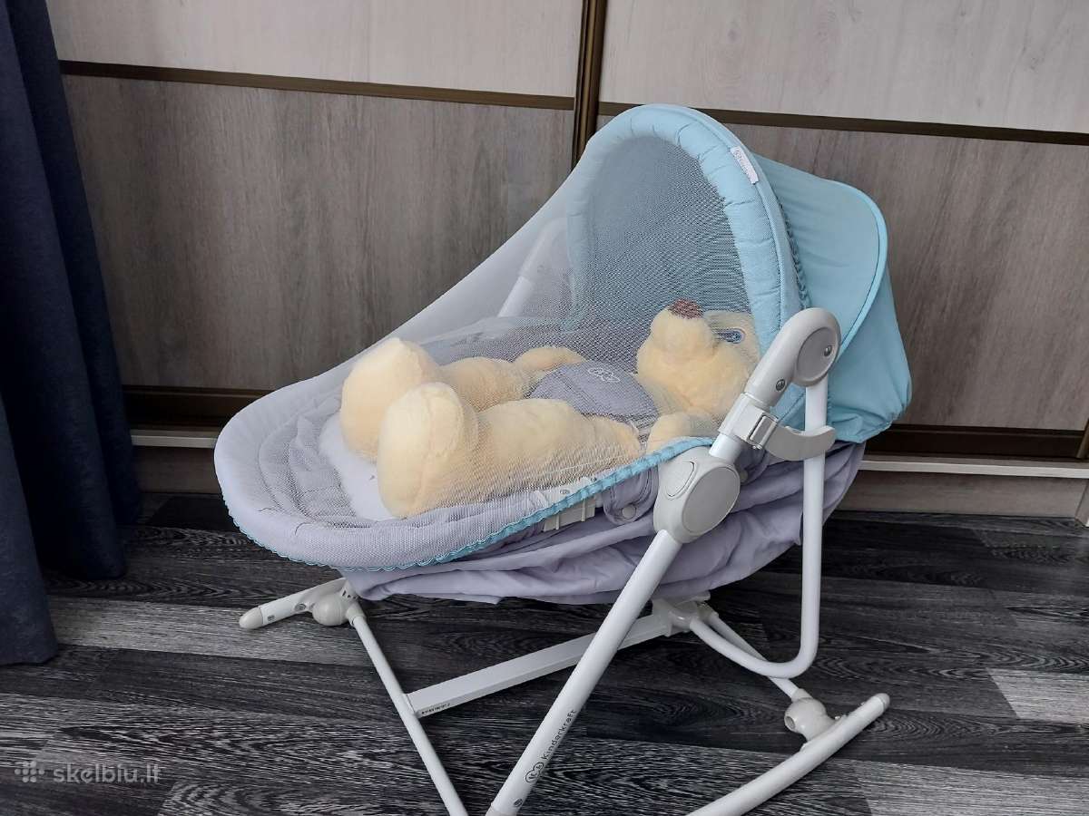 Kinderkraft gultukas- sūpynės 5in1unimo light blue - nuotraukos Nr. 7