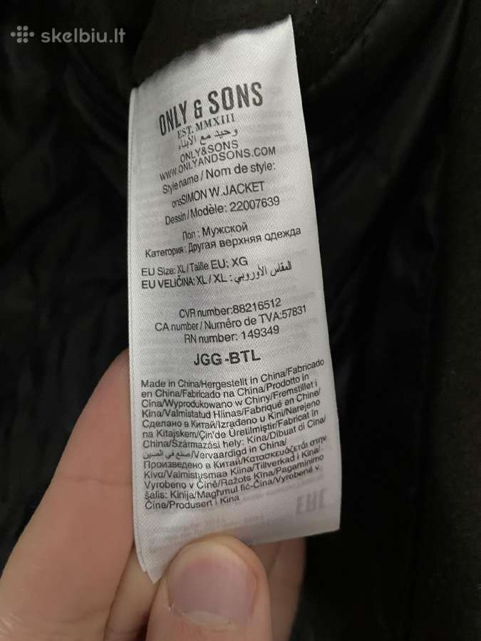 Only&sons paltukas - nuotraukos Nr. 5