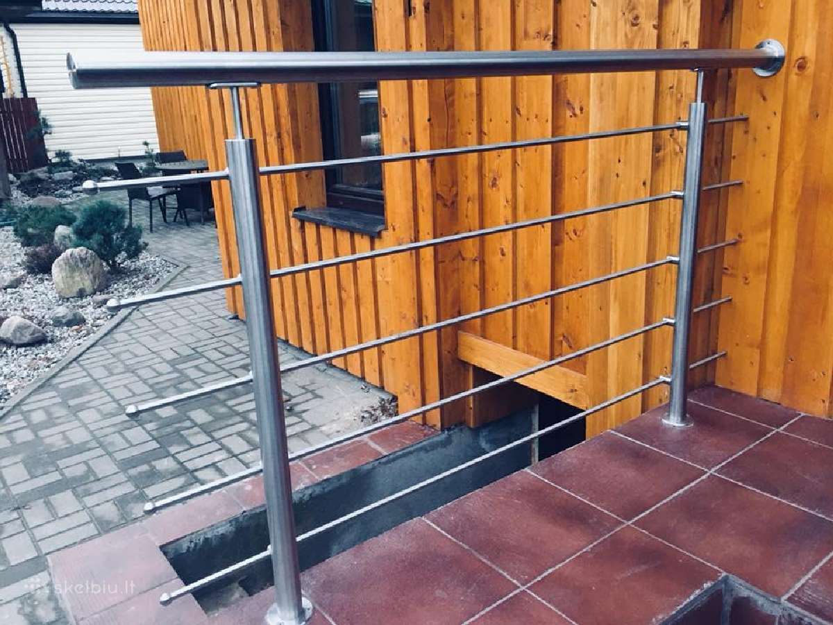 Metaliniai turėklai - nuotraukos Nr. 5
