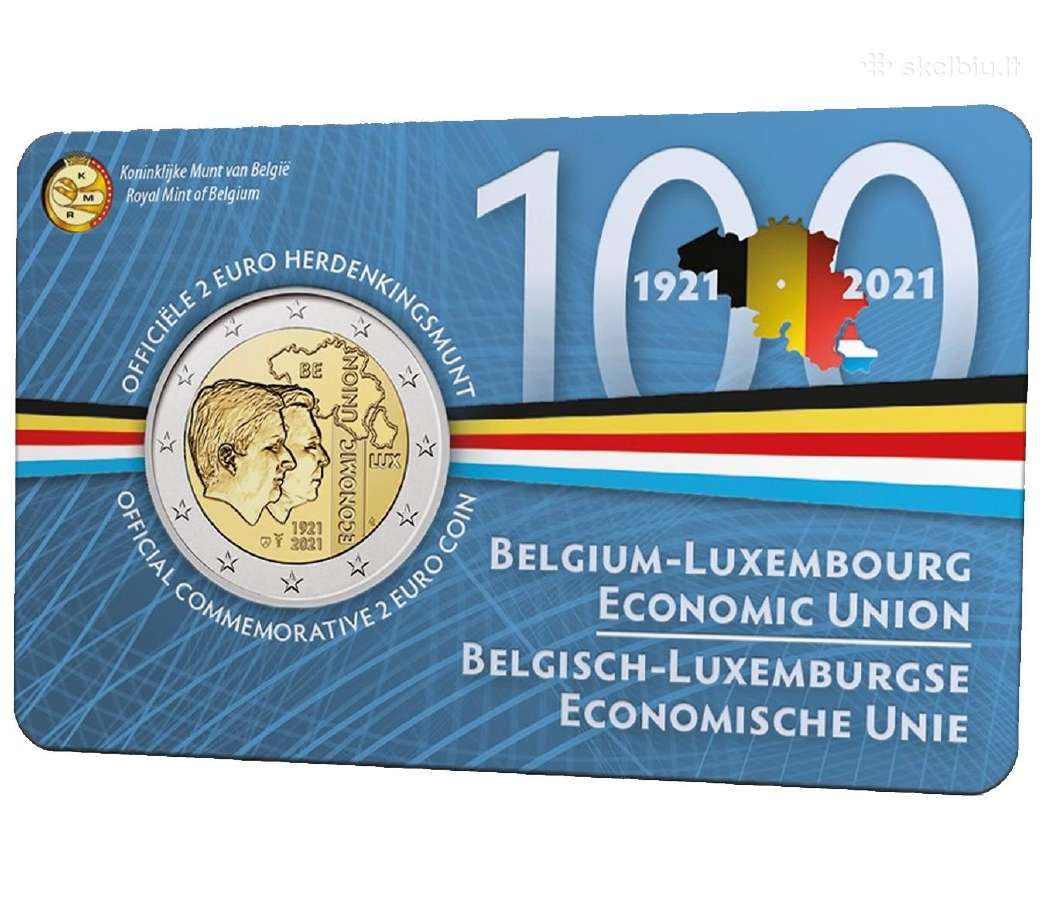 Belgijos proginės euro monetos - nuotraukos Nr. 14