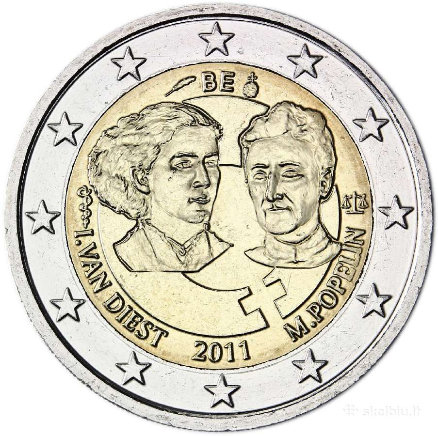 Belgijos proginės euro monetos - nuotraukos Nr. 32