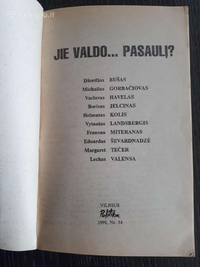Leidinys Jie valdo pasaulį? - nuotraukos Nr. 3