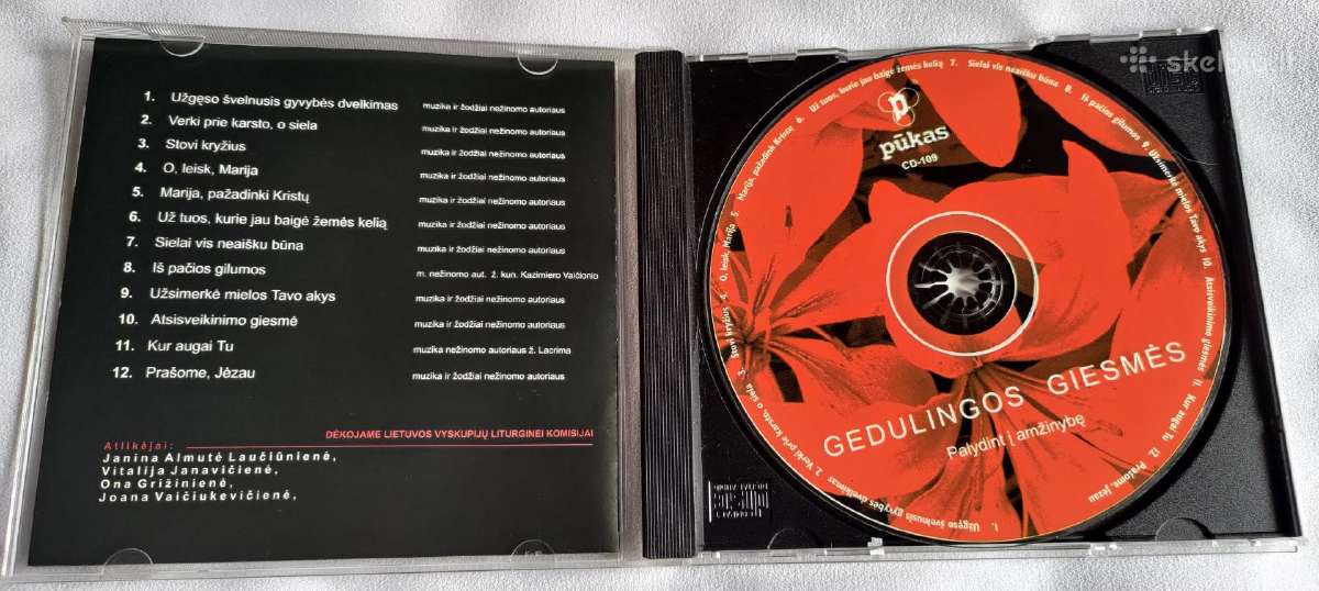 Gedulingos giesmės palydint į amžinybę CD - nuotraukos Nr. 3