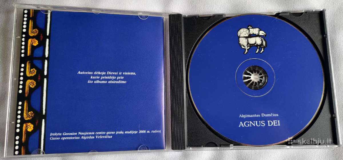 Algimantas Dumčius Agnus Dei CD - nuotraukos Nr. 3