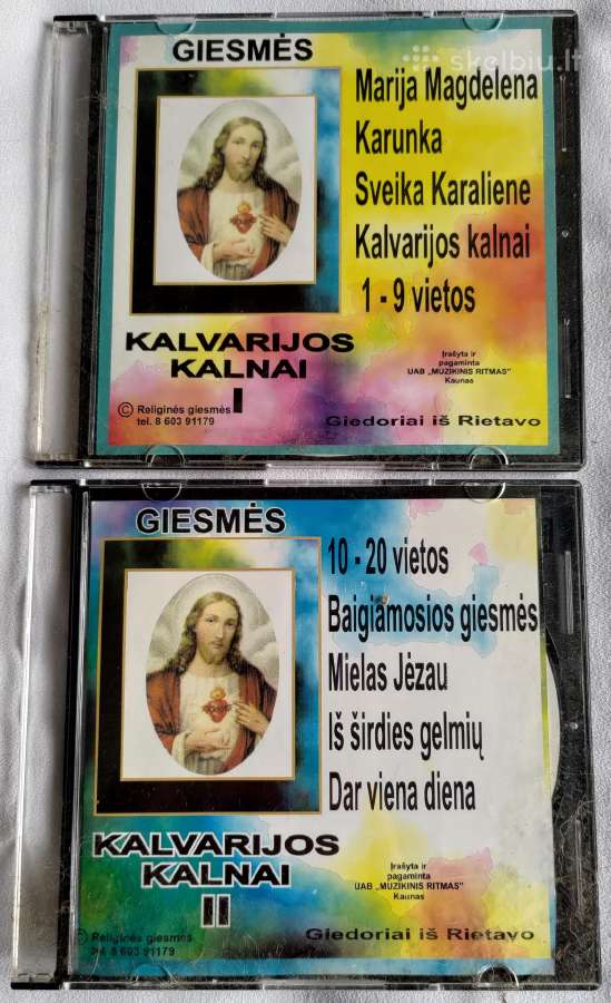 Kalvarijos kalnai 1-20 vieta 1 ir 2 CD