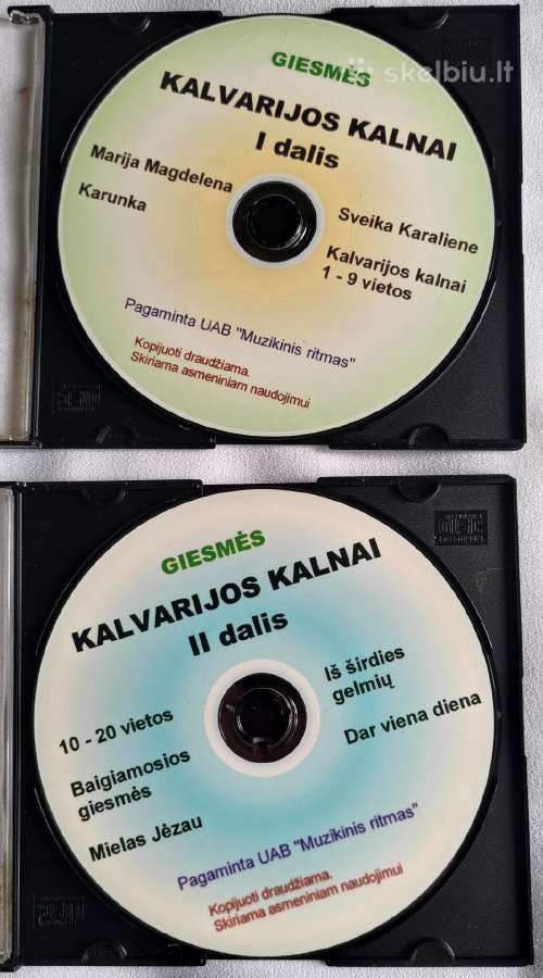 Kalvarijos kalnai 1-20 vieta 1 ir 2 CD - nuotraukos Nr. 2