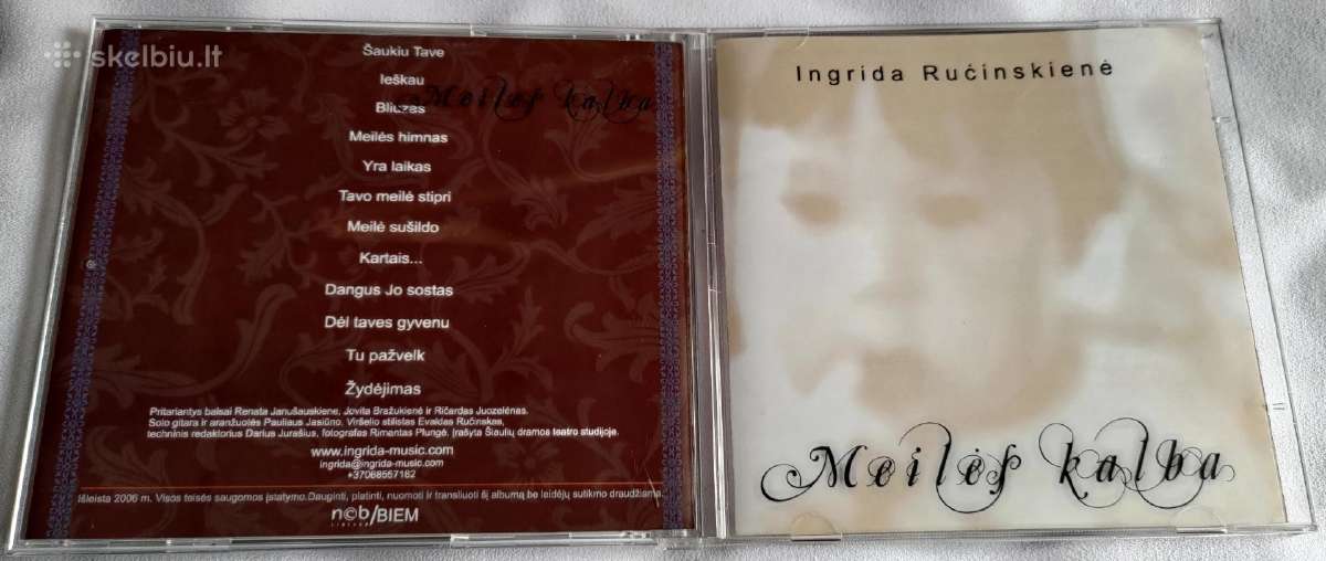 Ingrida Ručinskienė "meilės kalba" CD - nuotraukos Nr. 2