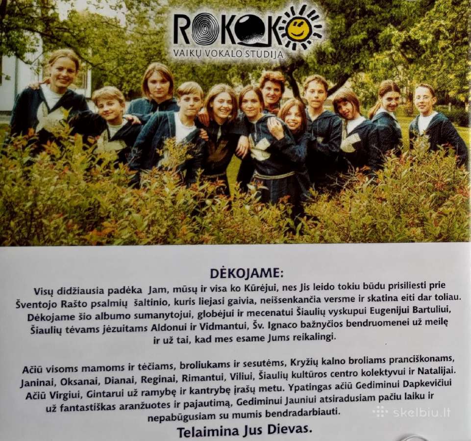 Rokoko psalmės CD - nuotraukos Nr. 6