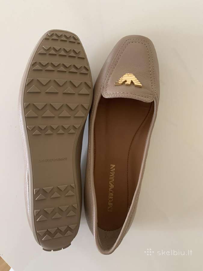 Emporio Armani . Natūrali oda, mokasinai . Nauja . - nuotraukos Nr. 4