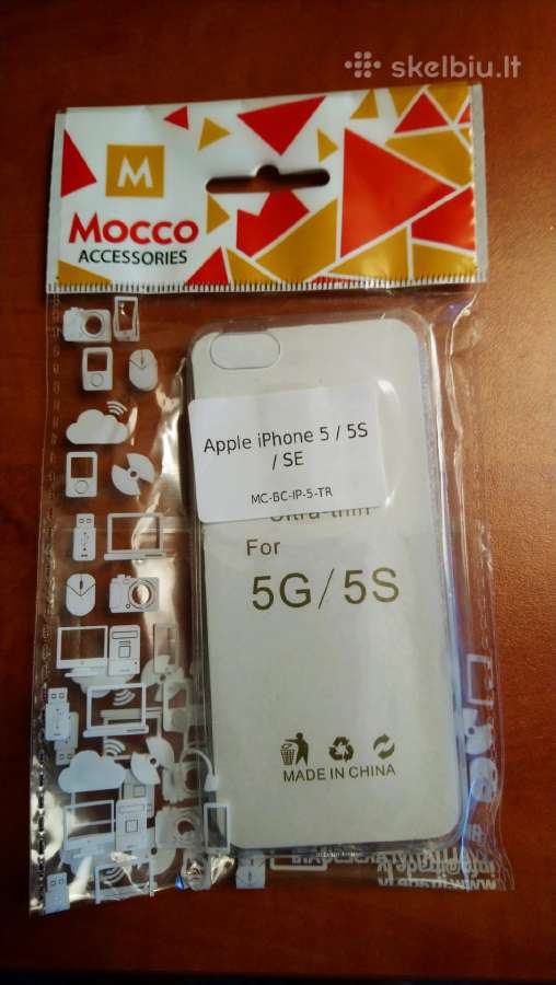 Dėklas Aplle iPhone 5, 5S, Se silikoninis