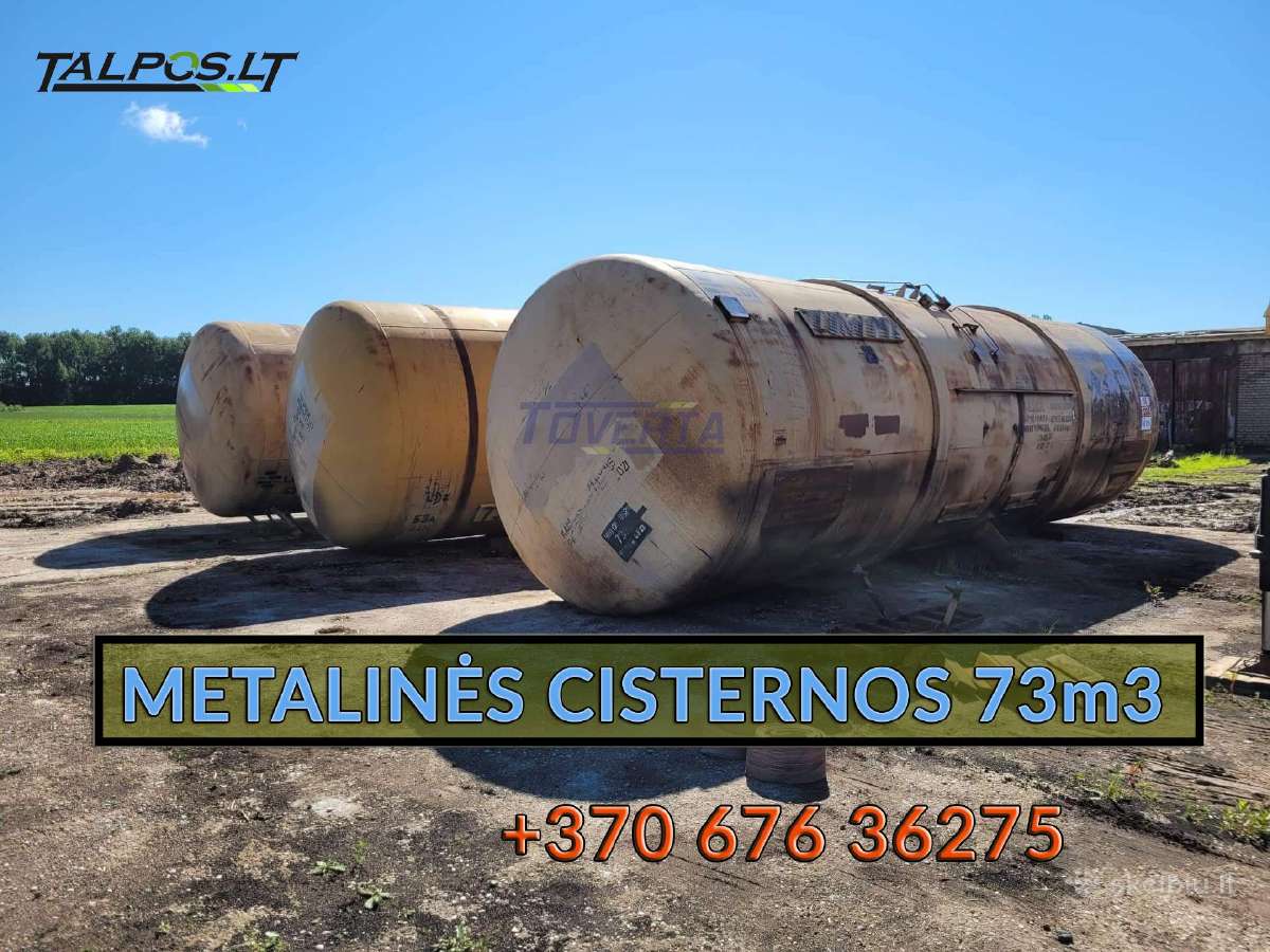 Traukinio cisterna 73m3 talpos/metalinės cisternos - nuotraukos Nr. 4