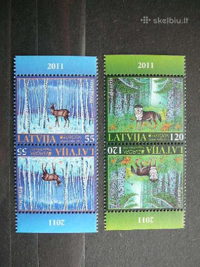Europa Zverys tet-bes Latvija 2011 Mnh llt804a