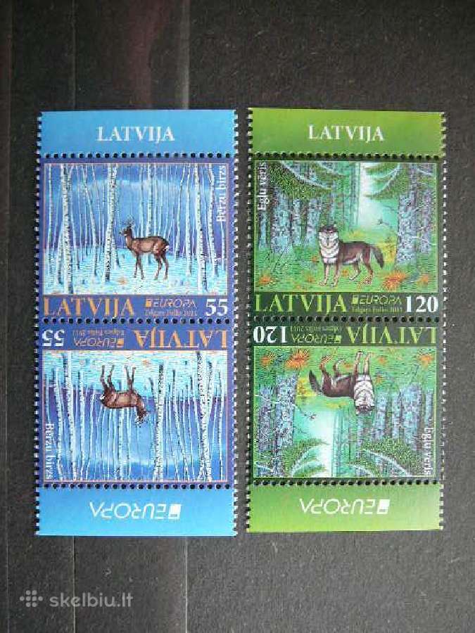 Europa Zverys tet-bes Latvija 2011 Mnh llt804b