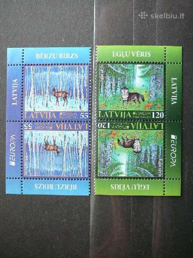 Europa Zverys tet-bes Latvija 2011 Mnh llt804c