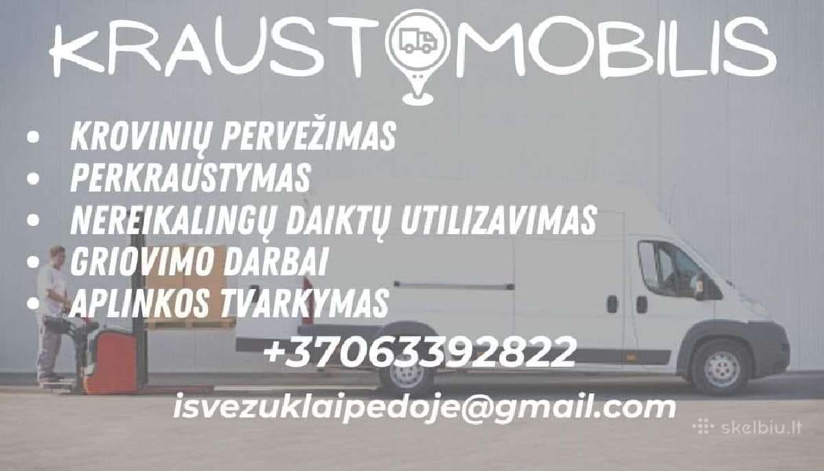 Greitai ir pigiai perkraustymas šiukšlių išvežimas