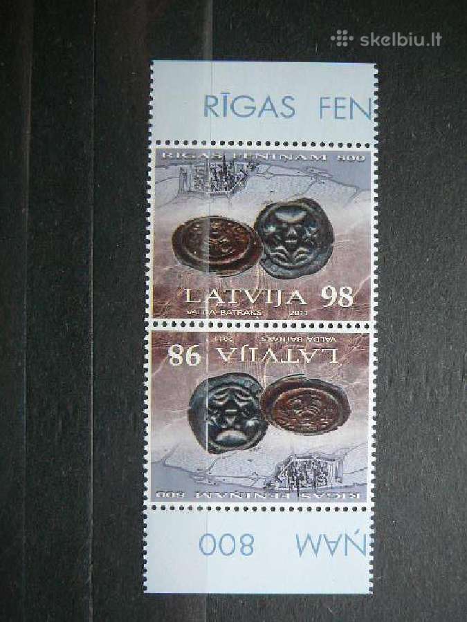 Pinigai Monetos tet-bes Latvija 2011 Mnh llt808a