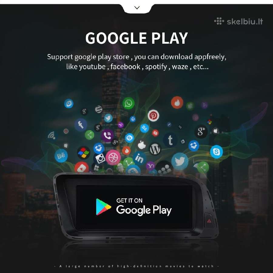 Parduodu Audi Q5 2009-2016 android multimediją - nuotraukos Nr. 12