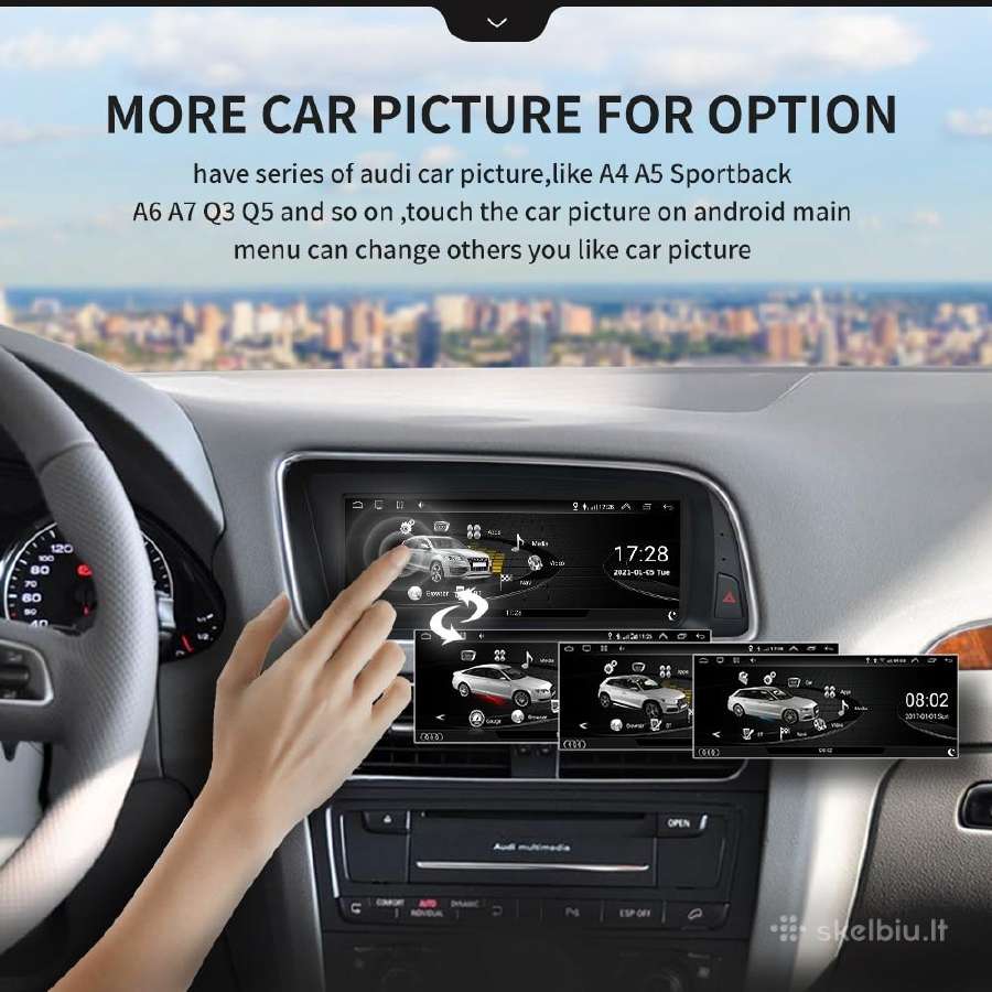 Parduodu Audi Q5 2009-2016 android multimediją - nuotraukos Nr. 13