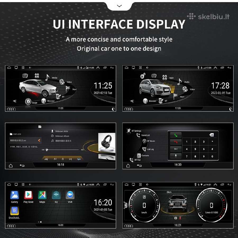 Parduodu Audi Q5 2009-2016 android multimediją - nuotraukos Nr. 18